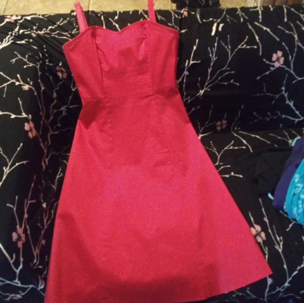 Red dress